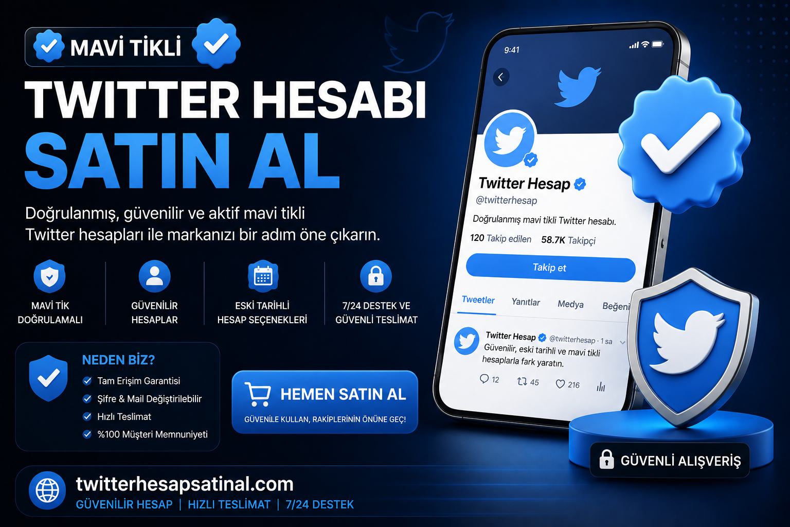 Mavi Tikli Twitter Hesabı Satın Al (2026 Rehberi)